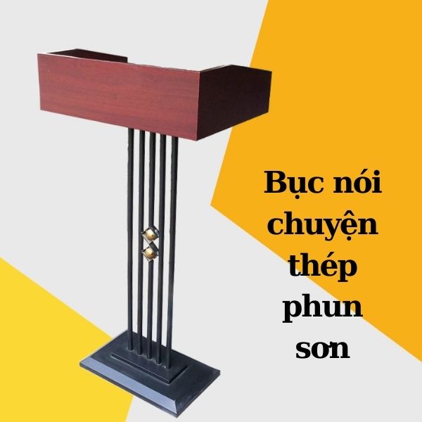Bục phát biểu thép phun sơn cao cấp, chắc chắn