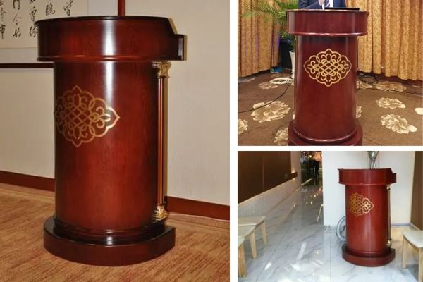 Bục phát biểu gỗ hay bục phát biểu inox