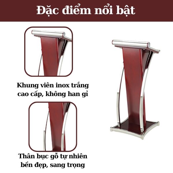 Một số đặc điểm nổi bật của bục phát biểu hội nghị