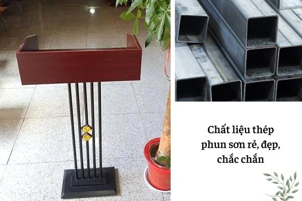 Thép phun sơn phổ biến với sự chắc chắn, cứng cáp và có đa dạng màu sắc