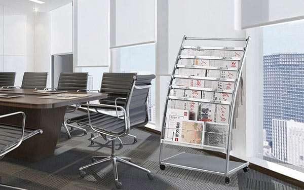 Kệ inox chứa sách báo rất bền