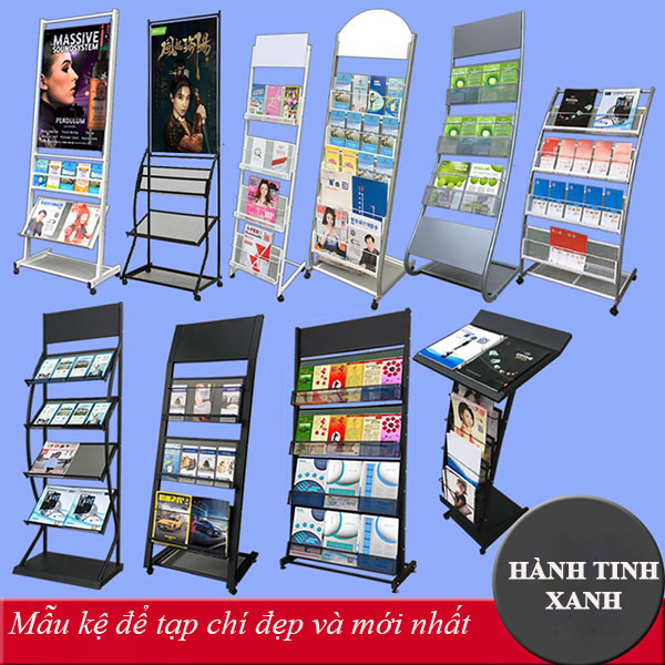 Liên hệ Hành Tinh Xanh để đặt mua giá đựng sách báo