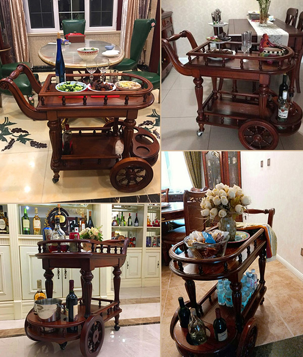 Xe chở rượu trà phong cách cổ điển