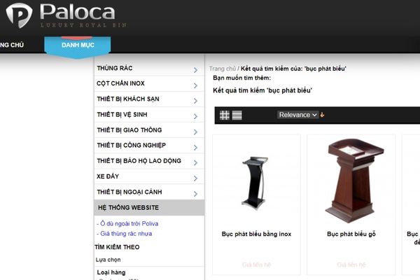 Paloca phân phối bục phát biểu sang trọng, giá cạnh tranh