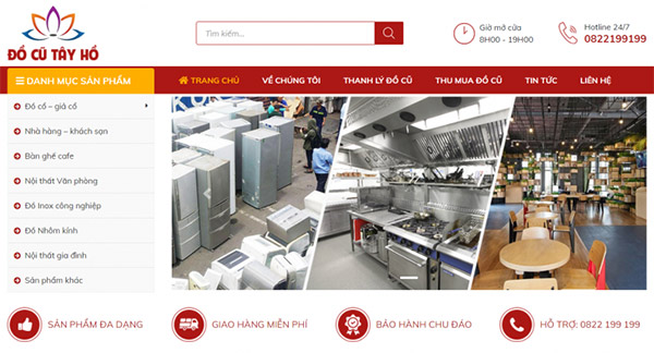 1 địa chỉ bán thanh lý xe đẩy thức ăn cũ