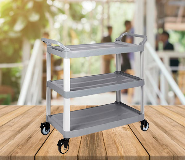 Giá của xe vận chuyển đồ ăn nhựa khá rẻ