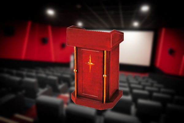 Bục phát biểu gỗ tự nhiên cho nhiều hội trường lớn