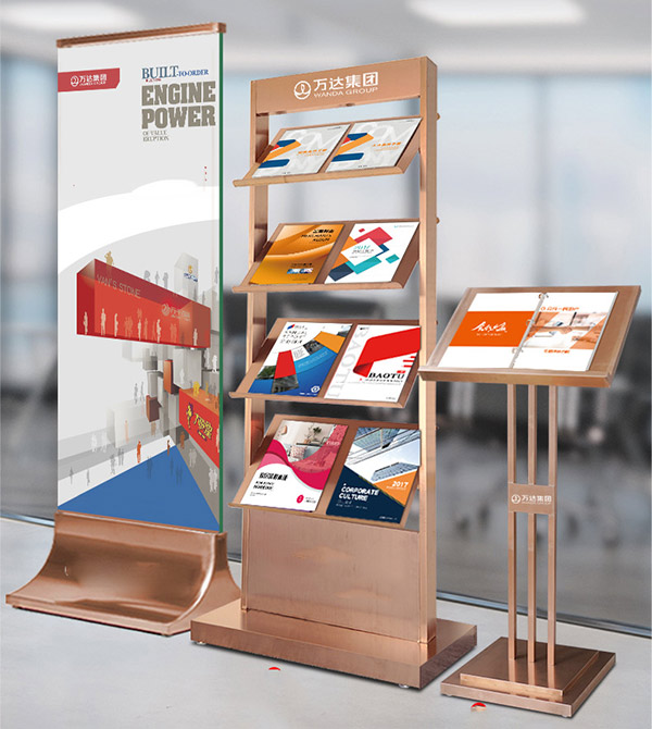 Mua kệ để tạp chí cùng bảng menu, biển quảng cáo khách sạn, nhà hàng