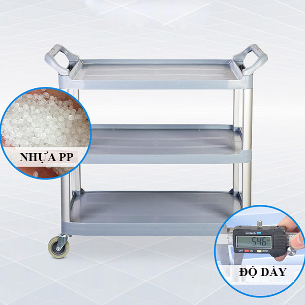 Sai lầm khi chọn mua xe đẩy đồ ăn là không kiểm tra kỹ chất lượng xe