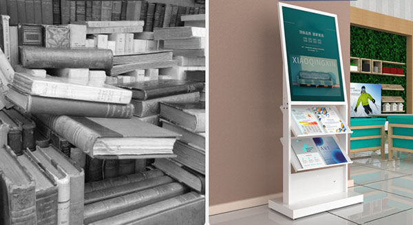 Sử dụng kệ tạp chí không lo bừa bộn không gian