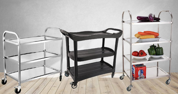 Các loại xe đẩy thức ăn hay dùng