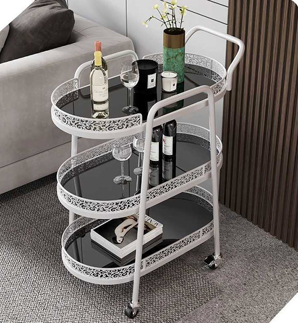 Xe đẩy phục vụ rượu cao cấp