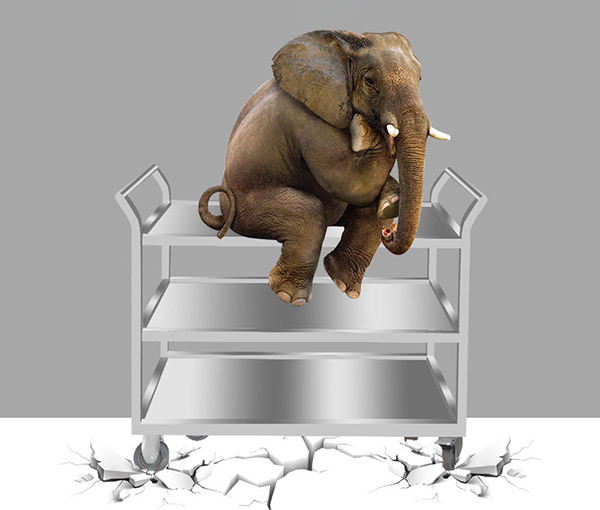 Chất liệu inox chịu lực và trọng lượng nặng tốt