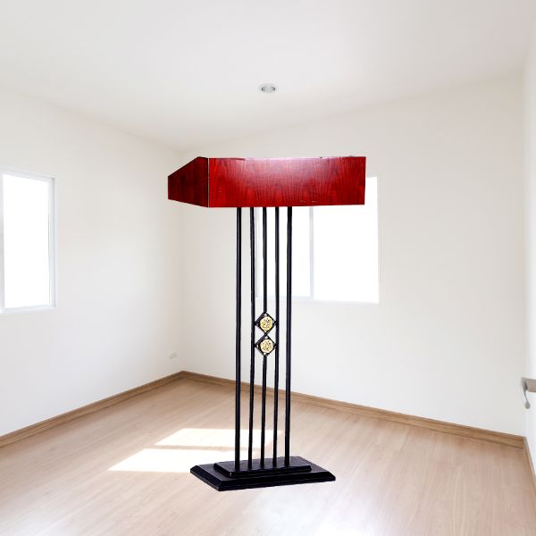 Mẫu bục phát biểu thép phun sơn bền, giá rẻ