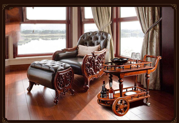 Bảng giá xe đẩy rượu gỗ dòng cổ điển rất đắt