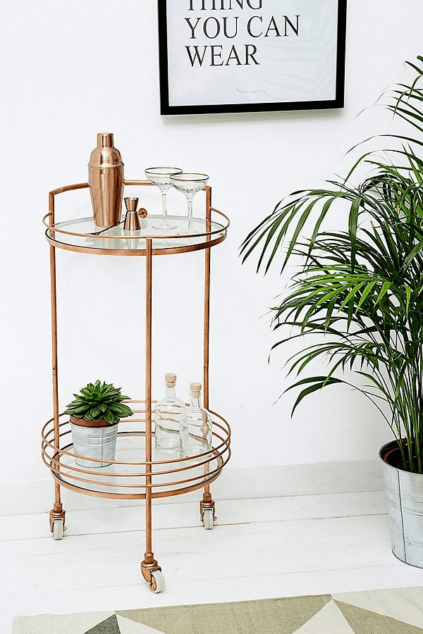 Mua xe đẩy rượu làm từ inox chất lượng