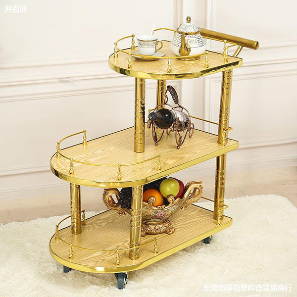 Giá xe chở rượu inox mạ vàng đắt hơn so với inox thường