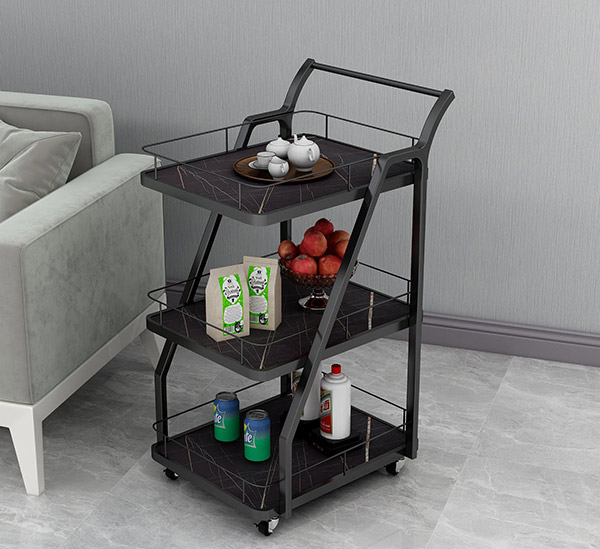 Xe đẩy rượu thép phun sơn khá tốt trong việc chống hoen gỉ