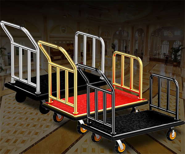 Kiểu dáng xe chở hành lý chữ U cũng hay được sử dụng