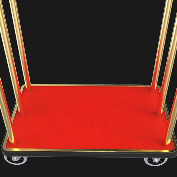 Bộ phận đặt hành lý được trải thảm