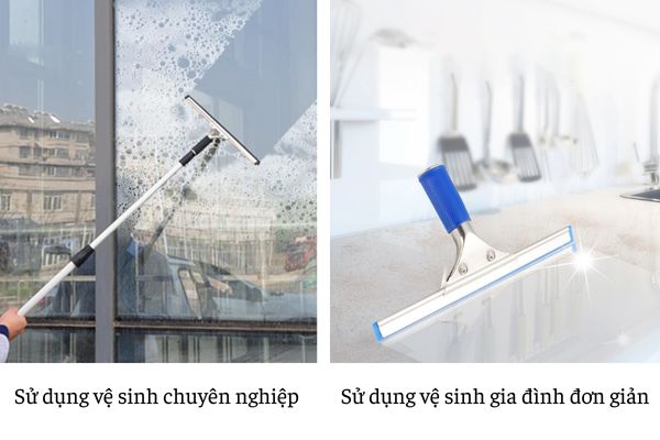 Công năng sử dụng của gạt kính inox và gạt kính nhựa