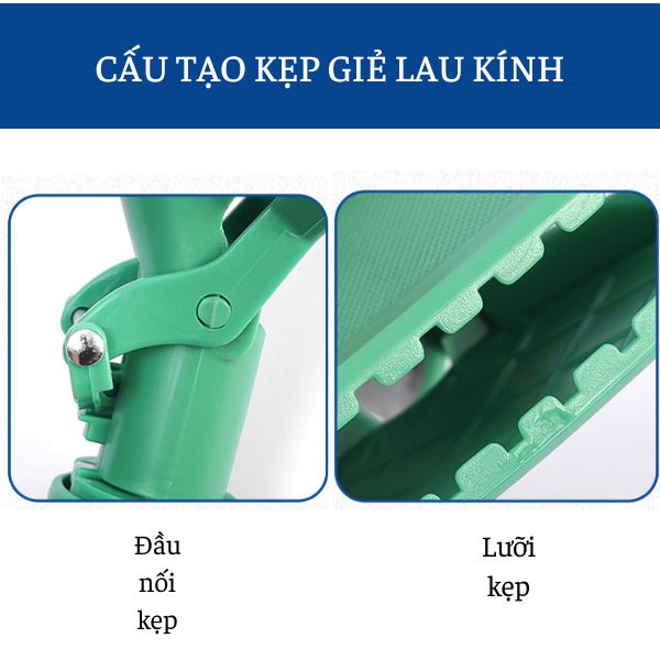 Khám phá cấu tạo kẹp giẻ vệ sinh kính