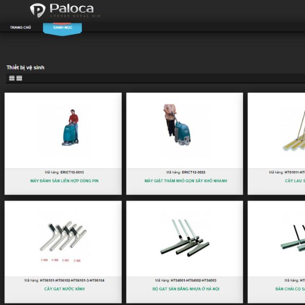 Tổng kho bán dụng cụ vệ sinh giá rẻ Paloca