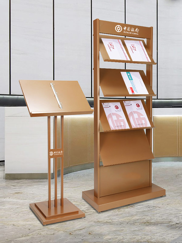 Kệ tạp chí đứng kiểu dáng sang trọng, đựng được nhiều sách báo