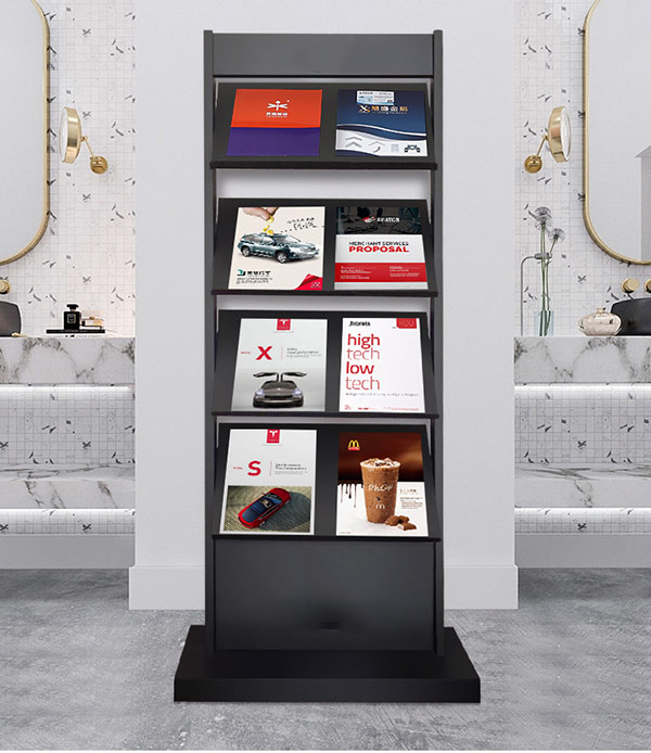 Ưu tiên mua kệ có thể gắn logo lên trên