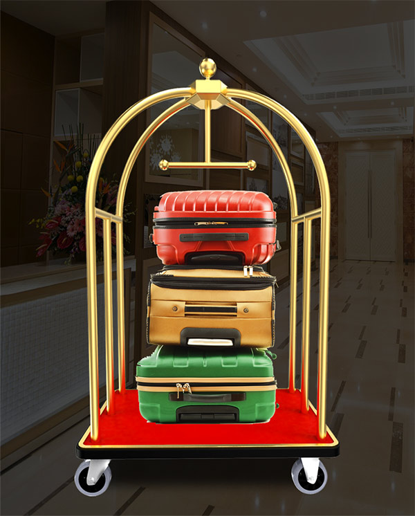 Xe đẩy hành lý khung cố định đẹp, sang và chở được nhiều đồ hơn