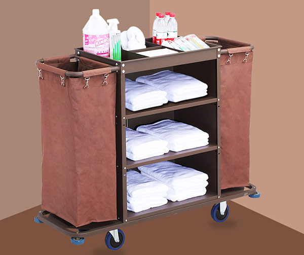 Trang bị xe làm buồng cho homestay