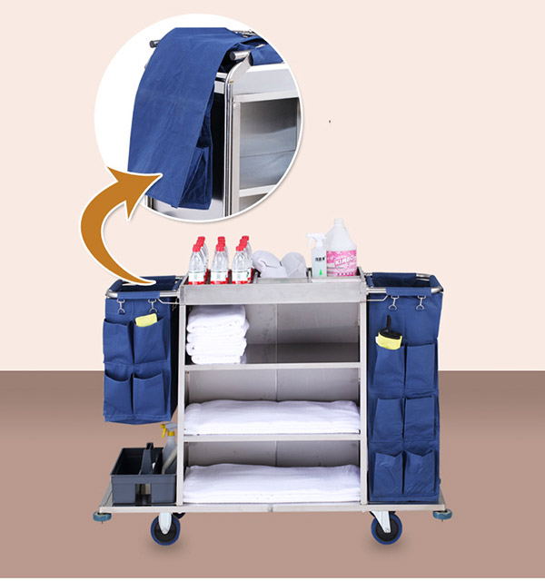 Túi vải xe dọn phòng là phụ kiện hay phải thay mới