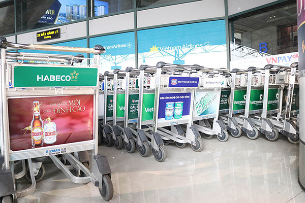 Thông điệp quảng cáo trên xe tiếp cận với rất nhiều người