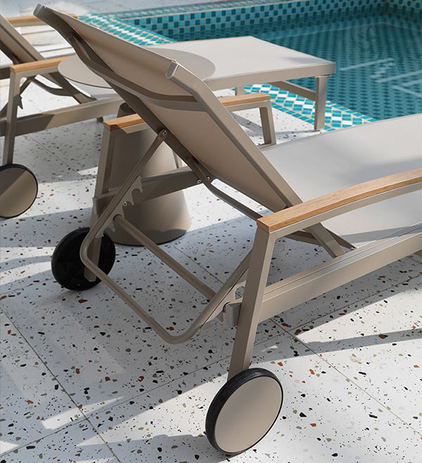 Bánh xe thiết kế dưới khung xe