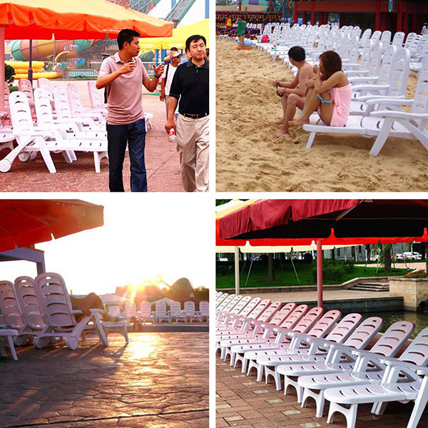 Rất nhiều bãi biển nghỉ dưỡng đã sử dụng mẫu ghế này