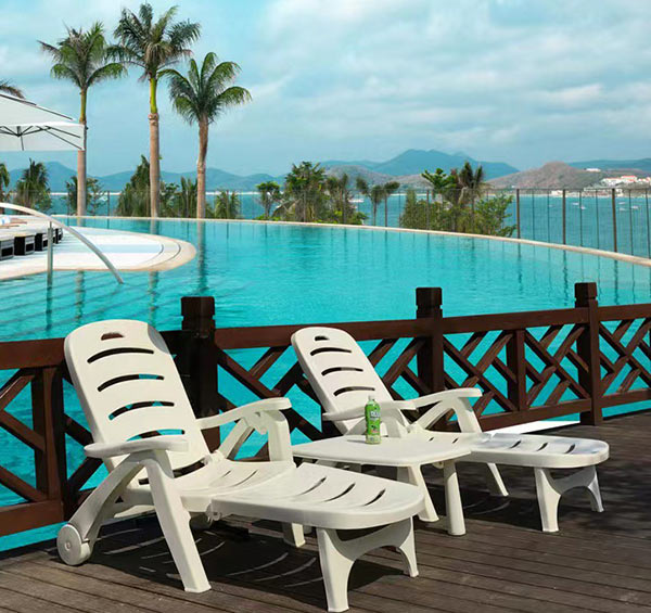 Thiết kế đẹp, màu sắc trang nhã của ghế tắm nắng bãi biển, hồ bơi