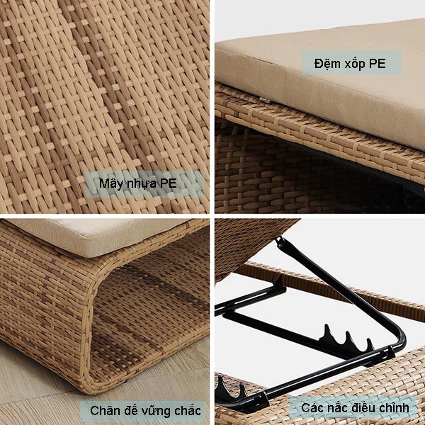 Tham khảo thêm các đặc điểm cấu thành ghế hồ bơi