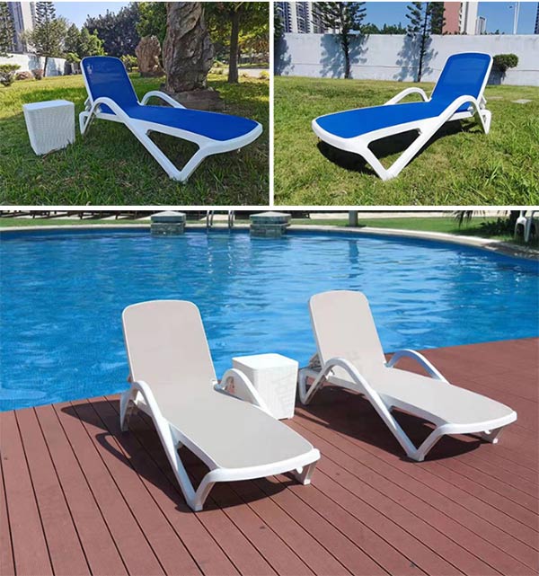 Hai phiên bản màu sắc của ghế tắm nắng