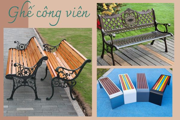 Mua ghế công viên ngoài trời mới ở địa chỉ uy tín