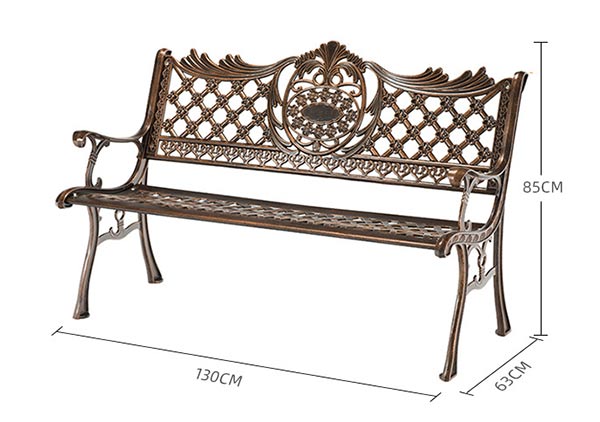 Bạn có thể tùy chỉnh kích thước ghế công viên theo ý mình