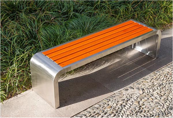 Ghế băng ngoài trời đơn giản nhưng tiện lợi