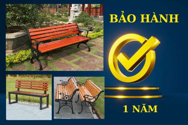 Ghế gỗ nhựa composite thường được bảo hành 1 năm