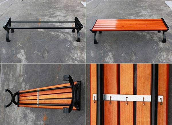 Lắp ráp các chi tiết nhỏ thành ghế ngoài trời