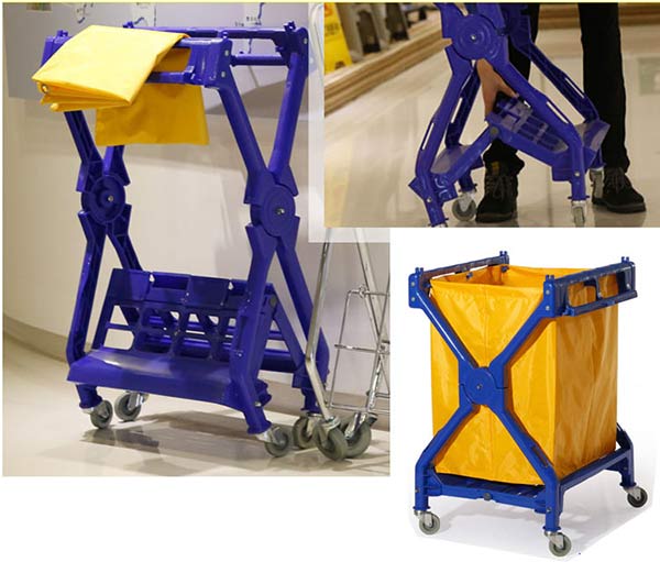 Gấp gọn lại xe để giảm diện tích cất trữ