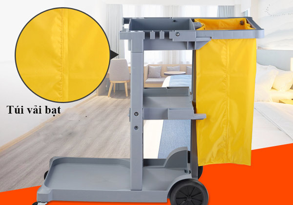 Túi vải bạt trên xe làm vệ sinh