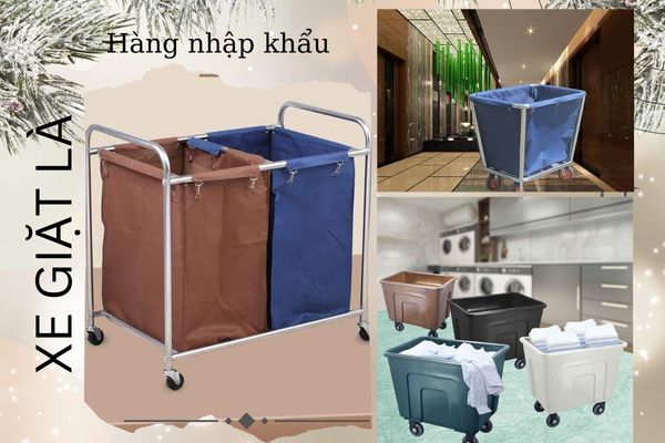Xe đẩy giặt ủi nhập khẩu giá cao hơn hàng trong nước