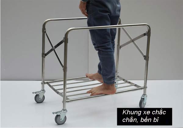 Xe giặt ủi chất liệu tốt đương nhiên giá sẽ đắt