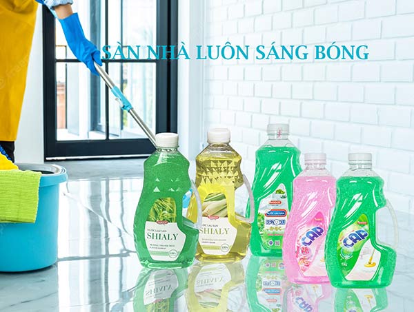Lựa chọn dung dịch lau sàn nhà chất lượng