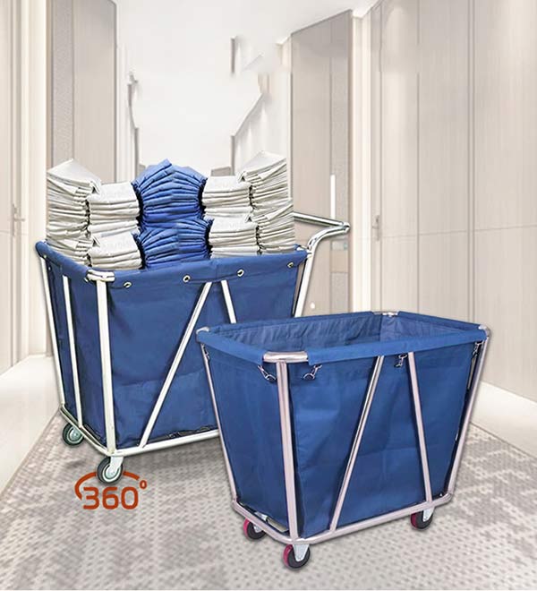 Xe giặt là cấu tạo đơn giản, nhiệm vụ là thu gom đồ vải bẩn