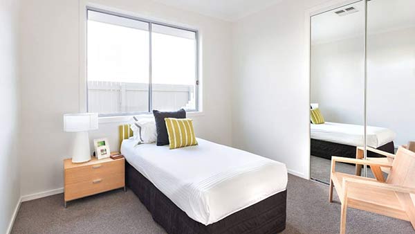 Giường đơn quen thuộc trong các khu nghỉ dưỡng